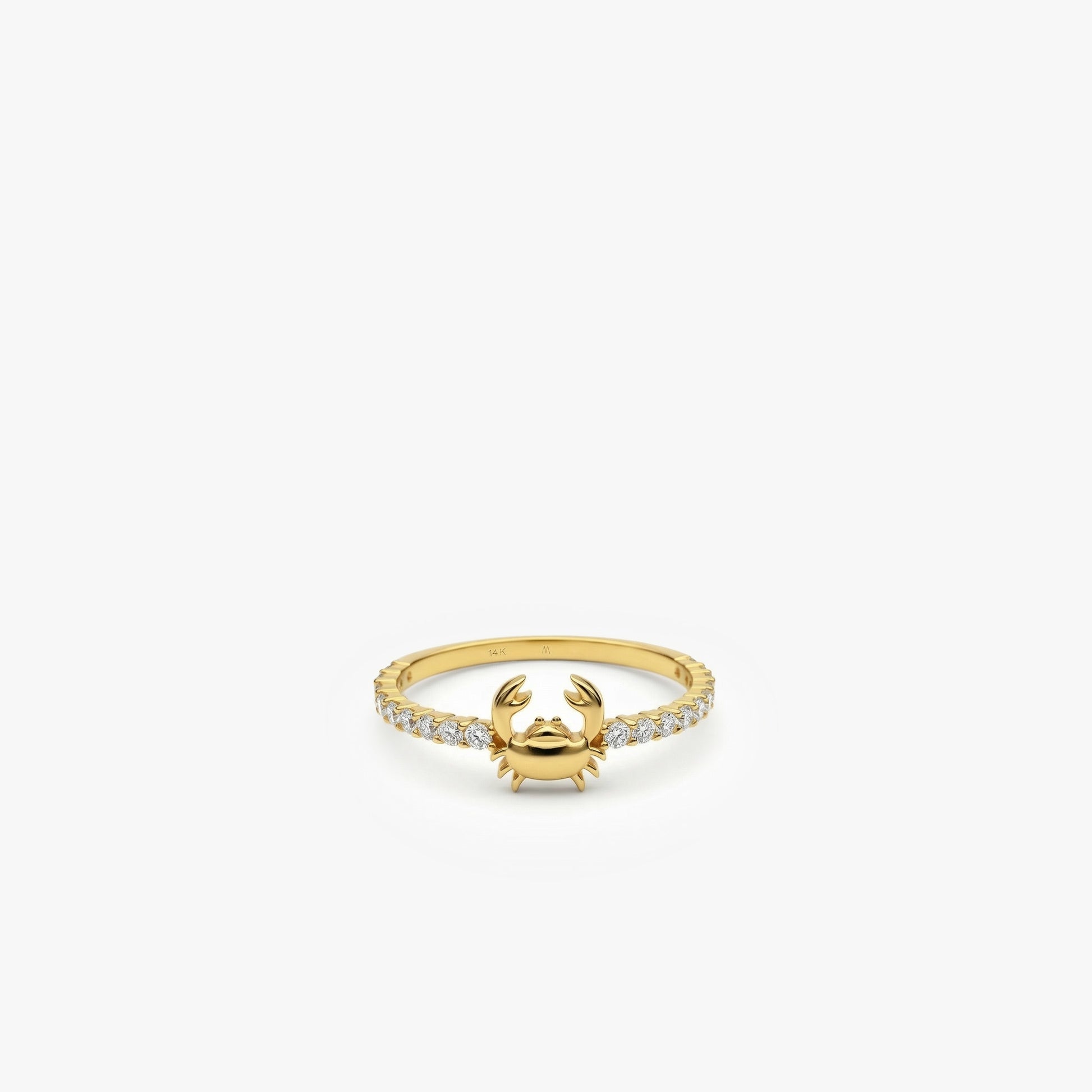 Crab Ring | 14K Solid Gold
