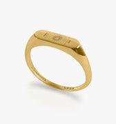 Custom Tarot Card Ring | 14K Solid Gold Mionza