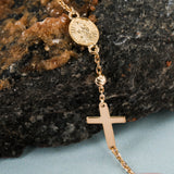 Gold Rosary Bracelet | 14K Solid Gold