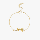 December Birth Flower Bracelet | 18K Gold Vermeil