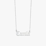 Cloister Name Necklace - Silver
