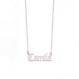 Cloister Name Necklace - Silver