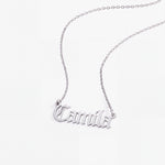 Cloister Name Necklace - Silver