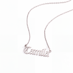 Cloister Name Necklace - Silver