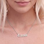 Cloister Name Necklace - Silver