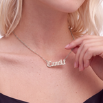 Cloister Name Necklace - Silver