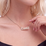 Cloister Name Necklace - Silver