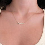 Custom Statement Name Necklace | 14K Gold Plated