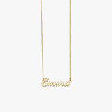 Custom Statement Name Necklace | 14K Gold Plated