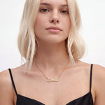 Cloister Name Necklace - Solid Gold