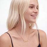 Cloister Name Necklace - Solid Gold