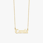 Cloister Name Necklace - Solid Gold