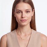 Thirsty Name Necklace - Solid Gold