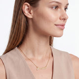 Thirsty Name Necklace - Solid Gold