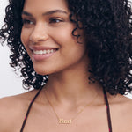 Lobster Name Necklace - Solid Gold