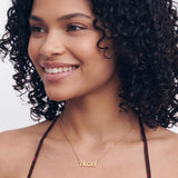 Lobster Name Necklace - Solid Gold