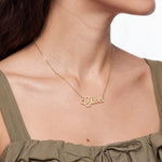 Levanderia Name Necklace - Gold Plated
