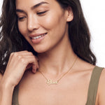 Levanderia Name Necklace - Gold Plated