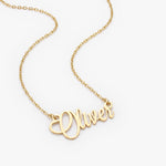 Levanderia Name Necklace - Gold Plated