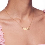 Rimousky Name Necklace - 14K Solid Gold