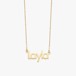 Rimousky Name Necklace - 14K Solid Gold
