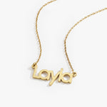 Rimousky Name Necklace - 14K Solid Gold
