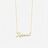 Name Necklace | 14K Solid Gold