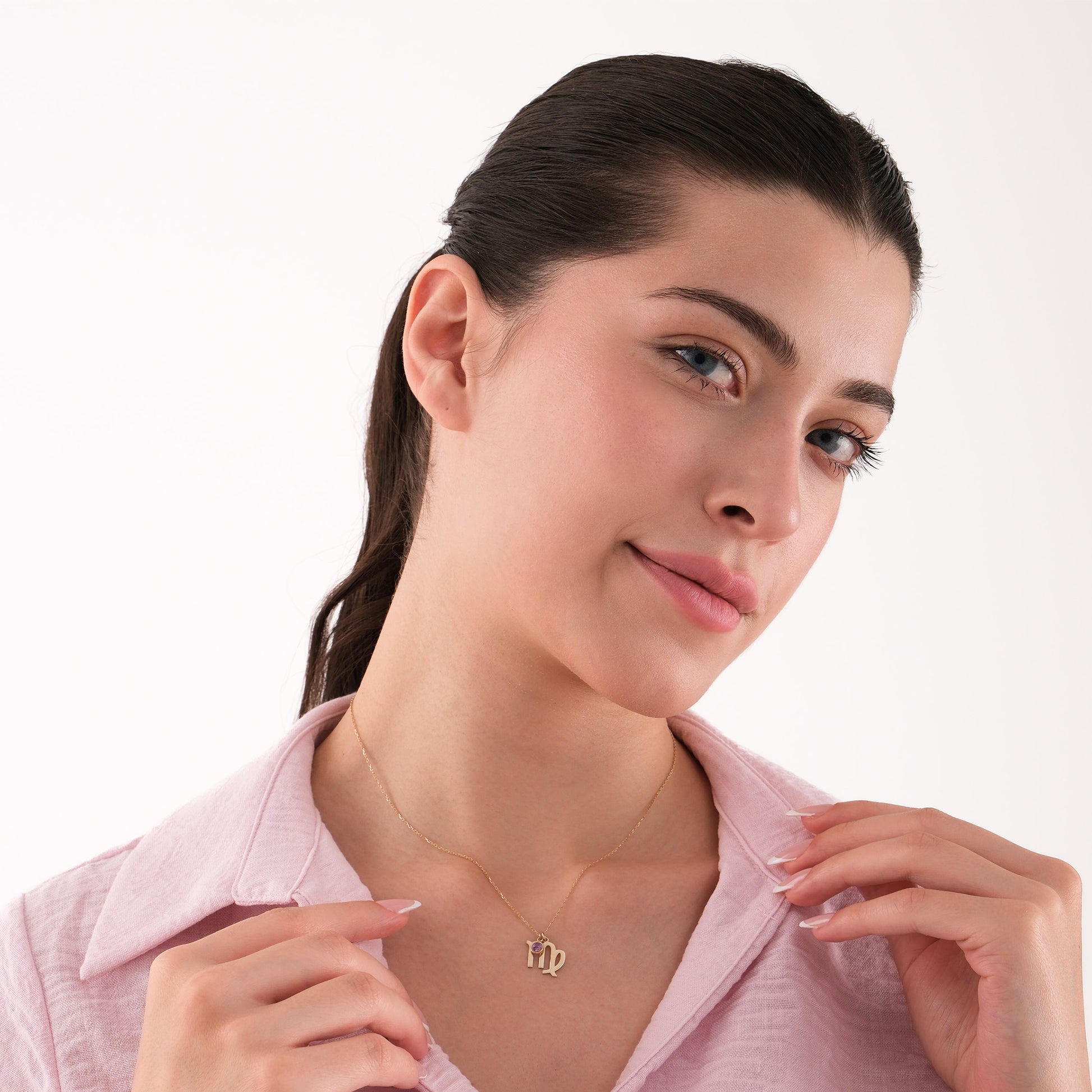 Zodiac Sign Necklace | Gold Plated