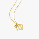 Zodiac Sign Necklace | 14K Solid Gold