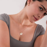 Zodiac Coin Necklace | 14K Gold Plated