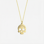 Engraved Dia De Los Muertos Necklace