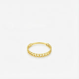 Interlocking Heart Ring | 14K Solid Gold