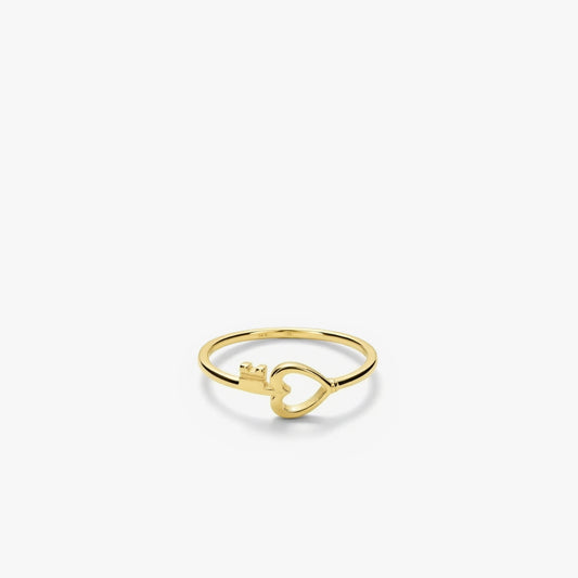 Key to My Heart Ring | 14K Solid Gold