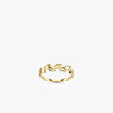 Laurel Leaf Ring | 14K Solid Gold