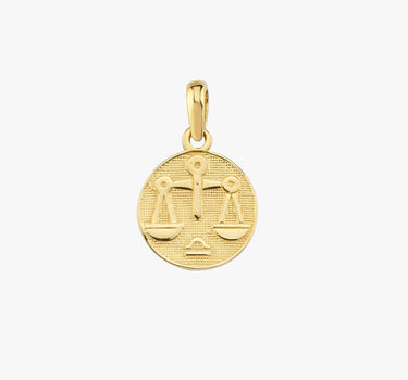 Libra Zodiac Necklace | 14K Solid Gold Mionza