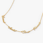 Multiple Name Necklace