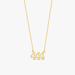 444 Angel Number Necklace