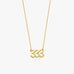 333 Angel Number Necklace | 14K Solid Gold - Mionza Jewelry-333 necklace, 444 angel number, angel numbers, birthday gift, gift for her, gift for mom, gold 333 necklace, gold number necklace, lucky necklace, mothers day gift, number necklace, personalized gift, protection necklace