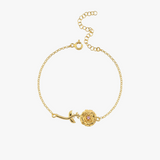 October Birth Flower Bracelet | 18K Gold Vermeil