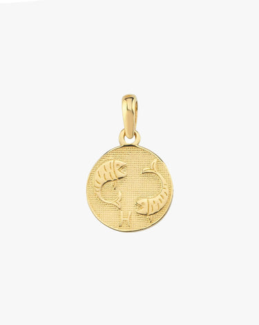 Pisces Zodiac Necklace | 14K Solid Gold Mionza
