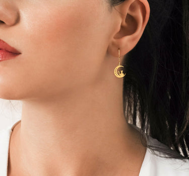 Sailor Moon Earrings | 14K Solid Gold