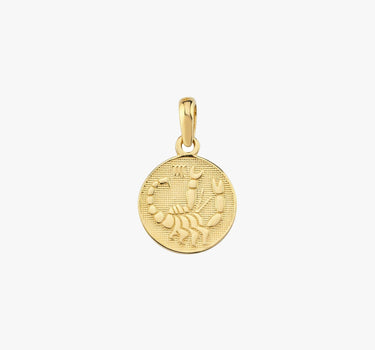 Scorpio Zodiac Necklace | 14K Solid Gold Mionza