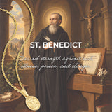 St. Benedict Catholic Medal Necklace