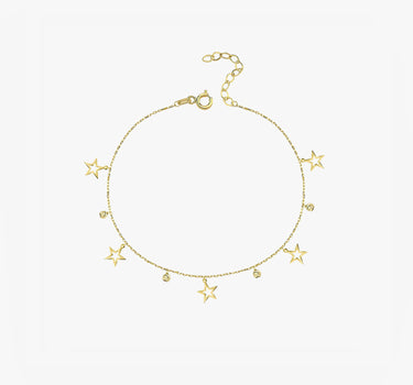 Star Bracelet | 14K Solid Gold Mionza