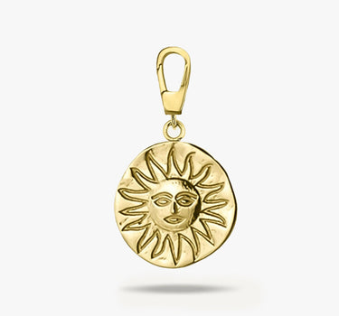 Sun Charm | 14K Solid Gold Mionza