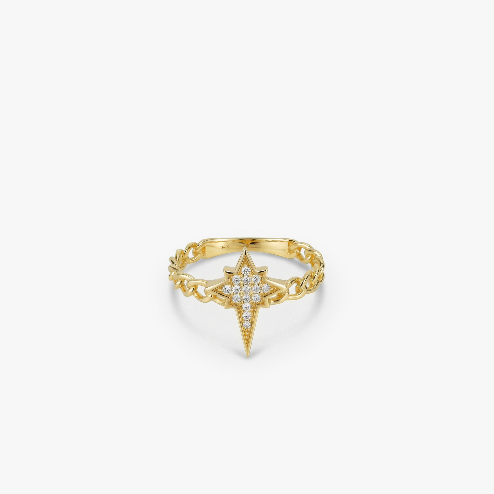 Sunburst Ring | 14K Solid Gold