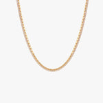 Tennis Necklace | 18K Gold Vermeil - Mionza Jewelry-18k solid gold, choker necklace, Crystal Choker, cz tennis necklace, diamond choker, diamond necklace, Gift for Mom, gold tennis necklace, mothers day necklace, non tarnish necklace, tennis chain, tennis choker, tennis necklace