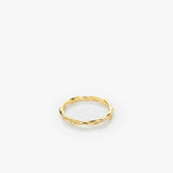 Twisted Band Ring | 14K Solid Gold