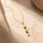 Personalized Human Eye Necklace