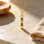 Personalized Human Eye Necklace